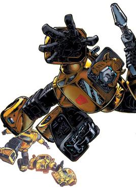 Bumblebee cheering you on